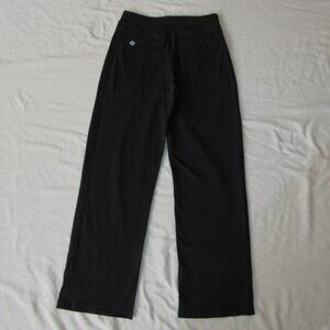 Lululemon Kung Fu Pant Mens M Black Relaxed Straight Leg Athletic 33" Inseam